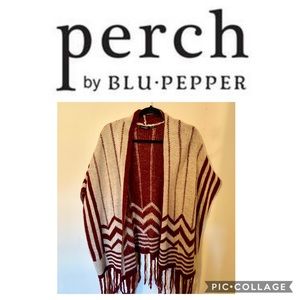 Blu Pepper Sweater Poncho